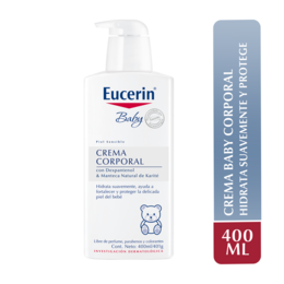 Eucerin Crema para Bebé 400ml - Hidrata la Piel Sensible y Delicada