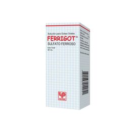 Ferrigot Sulfato Ferroso 125mg/ml Oral Gotas 30ml