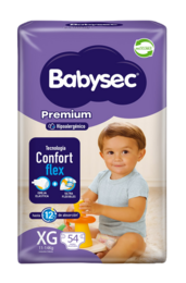 Babysec Super Premium C. Care XG 54 Unidades