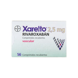 Xarelto (R) 2.5mg Rivaroxaban 56 Comprimidos Recubiertos