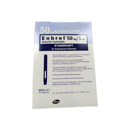 Enbrel Etanercept 50mg/ml Inyectable 1 Autoinyector Prellenado