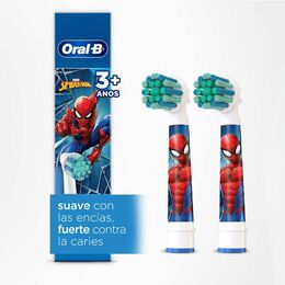 Cabezales De Repuesto Para Cepillo Dental Eléctrico Oral-B Spider-Man 2 Unidades