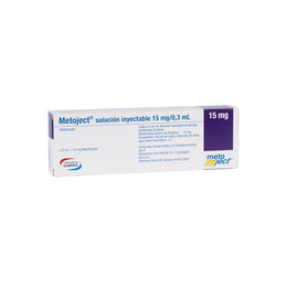 Metoject (B) Metotrexato 15mg/0.3ml Inyectable 1 Jeringa Prellenada