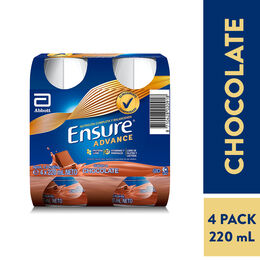 Ensure Advance Chocolate 220ml 4 Unidades