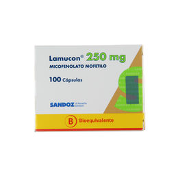 Lamucon (B) Micofenolato Mofetilo 250mg 100 Comprimidos Recubiertos