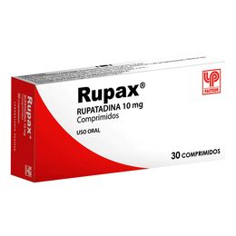 Rupax Rupatadina 10mg 30 Comprimidos