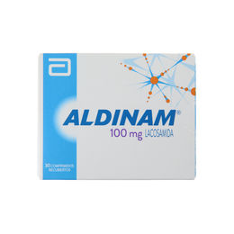 Aldinam Lacosamida 100mg 30 Comprimidos Recubiertos