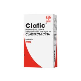 Product image of Clatic Claritromicina 125mg/5ml Polvo Oral 80ml