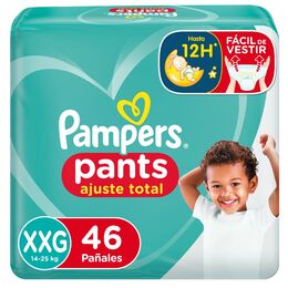 Pañales Pampers Pants Ajuste Total Talla XXG 46 Unidades