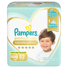 Product image of Pampers Premium Care XXXG 52 Unidades