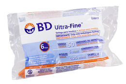 BD Jeringa Insulina 50 UI 31G X6mm - Ultra-fine