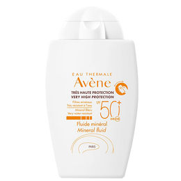 Protector Solar Fluido Mineral Eau Thermale Avene Fps+50 40ml - Eau thermale avène