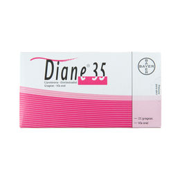 Diane 35 Ciproterona / Etinilestradiol 21 Grageas