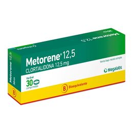 Metorene (B) Clortalidona 12.5mg 30 Comprimidos