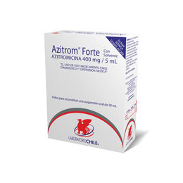 Azitrom Forte Azitromicina 400mg/5ml Solución Oral 30ml