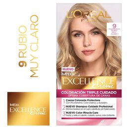 Product image of Tintura Excellence Creme 9 Rubio Claro - L'oréal
