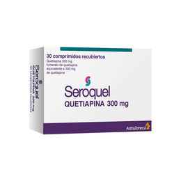 Seroquel (R) Quetiapina 300mg 30 Comprimidos Recubiertos