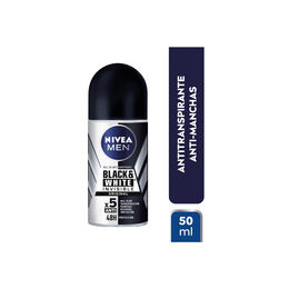 Desodorante Roll On Nivea Men Invisible Black & White 50ml