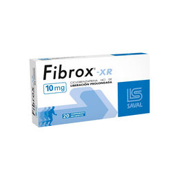 Fibrox XR Ciclobenzaprina 10mg 20 Comprimidos Recubiertos