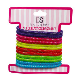 Product image of Beauty Secret Elásticos Colets Colores 12 unidades