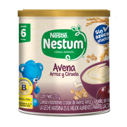 Cereal Infantil Nestum Avena Arroz y Ciruela 270g - Naturnes