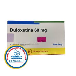 Duloxetina (B) 60mg 10 Cápsulas Recubiertas - Cenabast