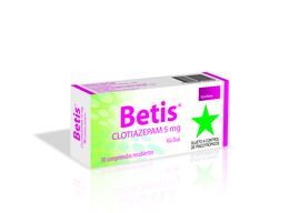 Betis Clotiazepam 5mg 30 Comprimidos Recubiertos