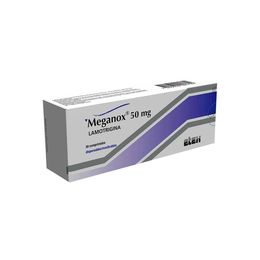 Meganox Lamotrigina 50mg 30 Comprimidos