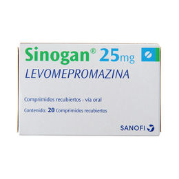 Sinogan Levomepromazina 25mg 20 Comprimidos Recubiertos