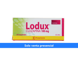 Lodux (B) Clozapina 100mg 30 Comprimidos