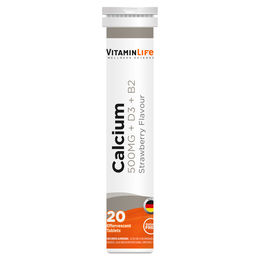 VitaminLife Calcio + Vitamina D 20 Tabletas Efervescentes