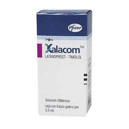 Xalacom Latanoprost / Timolol Solución Oftálmica 2.5ml