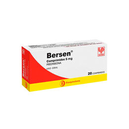 Bersen (B) Prednisona 5mg 20 Comprimidos