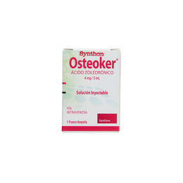 Osteoker (B) ícido Zoledrónico 4mg Inyectable 1 Frasco-Ampolla