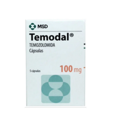 Temodal Temozolomida 100mg 5 Cápsulas