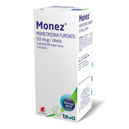 Monez Mometasona 50mcg Suspensión Nasal Spray 140 Dosis