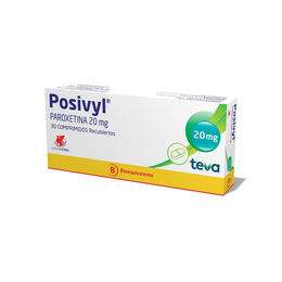 Posivyl (B) Paroxetina 20mg 30 Comprimidos Recubiertos