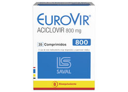 EuroVir Aciclovir 800mg 35 Comprimidos