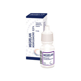 Product image of Megrelan Moxifloxacino 0.5% Solución Oftálmica 5ml