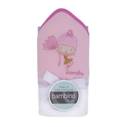 Product image of Bambino Toalla Capucha Niña