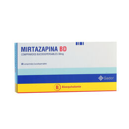 Product image of Mirtazapina (B) 30mg 30 Comprimidos Bucodispersables