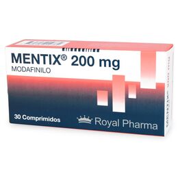 Mentix Modafinilo 200mg 30 Comprimidos