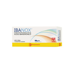 Ibanox (B) ícido Ibandrónico 150mg 1 Comprimido Recubierto