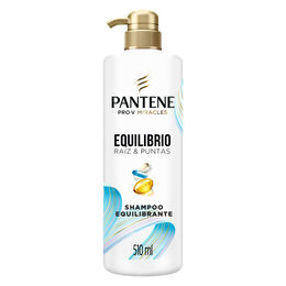 Shampoo Equilibrante Pantene Pro-V Miracles Equilibrio Raíz y Puntas  510ml