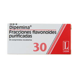 Dipemina Diosmina / Hesperidina 450mg/50mg 30 Comprimidos Recubiertos