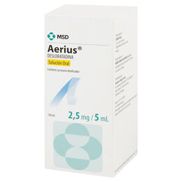 Aerius (B) Desloratadina 2.5mg/5ml Jarabe 150ml