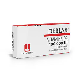 Product image of Deblax 100.000UI 1 Cápsula Blanda - Vitamina d