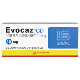 Evocaz CD Donepezilo 10mg 30 Comprimidos Dispersables