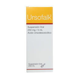 Ursofalk ícido Ursodesoxicólico 250mg/5ml Jarabe 250ml