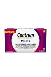 Centrum Mujer Multivitamínico con Vitaminas y Minerales 30 Comprimidos